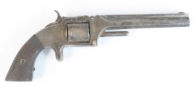 Lot 596 - A 19th century unmarked Smith and Wesson .32...