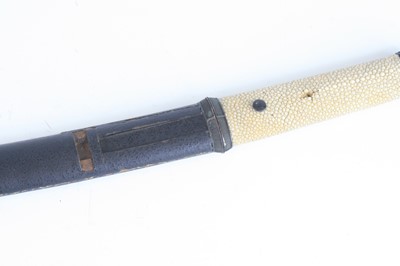 Lot 592 - A Japanese Gendaito wakizashi, having a 47cm...