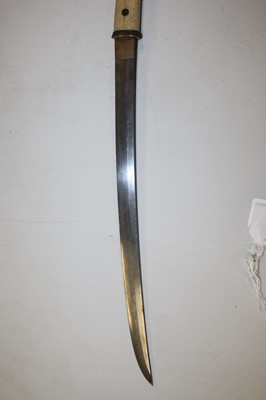 Lot 592 - A Japanese Gendaito wakizashi, having a 47cm...