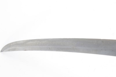 Lot 592 - A Japanese Gendaito wakizashi, having a 47cm...