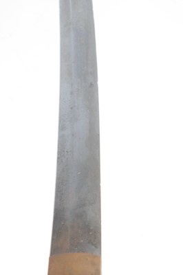 Lot 592 - A Japanese Gendaito wakizashi, having a 47cm...