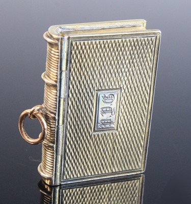 Lot 2099 - A George IV silver vinaigrette, in the form of...