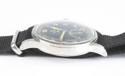 Lot 684 - A gentleman's British military Omega W.W.W....