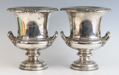 Lot 2108 - A pair of 19th century Old Sheffield Plate...