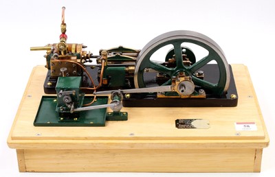 Lot 58 - Kennions Ltd Stationary Horizontal Mill Engine,...