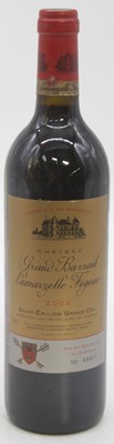 Lot 1043 - Château Grand Barrail Lamarzelle Gigeac, 2002,...