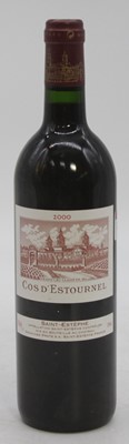 Lot 1044 - Château Cos d’Estournel, 2000, Saint-Estèphe,...