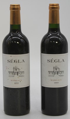 Lot 1035 - Segla, 2004, Margaux, two bottles
