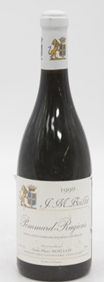 Lot 1054 - Domaine Jean-Marc Boillot, 1999,...