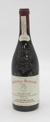 Lot 1059 - Château de Beaucastel, 1996, Châteauneuf du...
