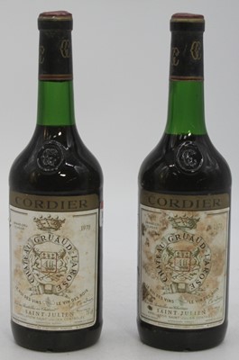 Lot 1046 - Château Gruaud-Larose, 1970, Saint-Julien, two...