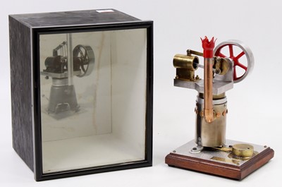 Lot 78 - Scratchbuilt Robinson Style hot air engine,...