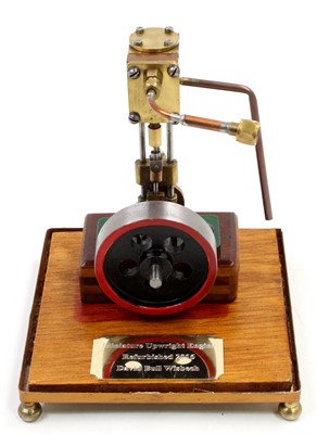 Lot 96 - Miniature Stationary Vertical Upright Engine,...