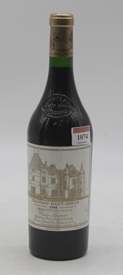 Lot 1074 - Château Haut-Brion, 1996, Pessac-Leognan, one...