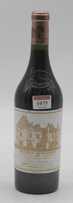 Lot 1075 - Château Haut-Brion, 2001, Pessac-Leognan, one...