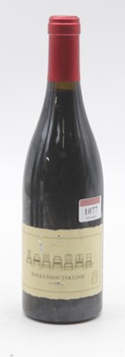 Lot 1077 - Boekenhoutskloof Syrah, 2011, Swartland, South...
