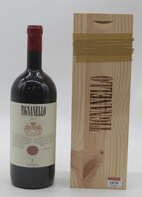 Lot 1078 - Marchesi Antinori Tignanello Toscana IGT, 2012,...