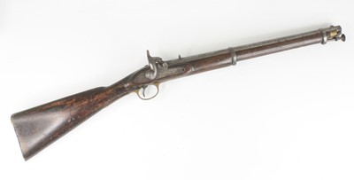 Lot 574 - A 19th century Enfield two band percussion...