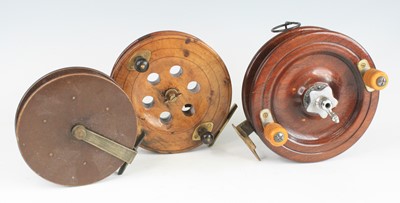 Lot 856 - An Eton Sun mahogany 7" Scarborough reel,...