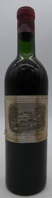 Lot 1094 - Château Lafite Rothschild, 1962, Pauillac, one...