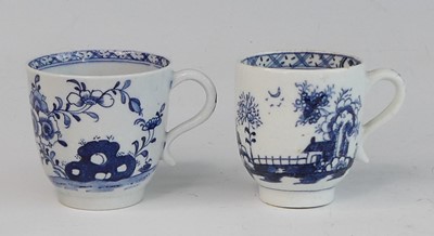 Lot 2038 - A Lowestoft porcelain coffee can, circa 1770,...