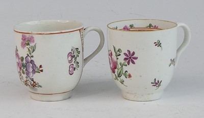 Lot 2036 - A Lowestoft porcelain coffee can, circa 1780,...
