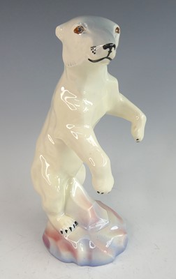 Lot 21 - A Czechoslovakian Art Deco glazed ceramic...