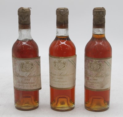 Lot 1243 - Chateau Suduiraut 1959, Sauternes, seven half...