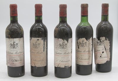Lot 1122 - Chateau Montrose 1971 Saint-Estephe, five bottles