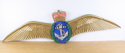Lot 529 - A large fibreglass wall plaque for the Royal...
