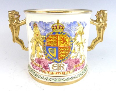 Lot 47 - A large Paragon China twin handled...