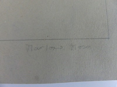 Lot 222 - Marlow Moss (1889-1958) - Untitled, pencil and...
