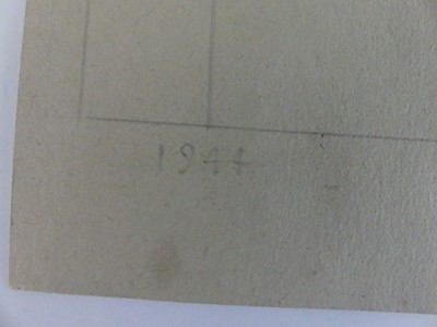 Lot 222 - Marlow Moss (1889-1958) - Untitled, pencil and...