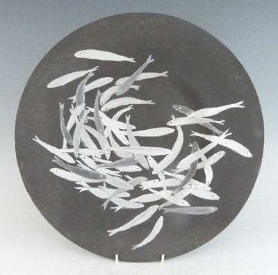 Lot 46 - A collection of five large studio pottery...