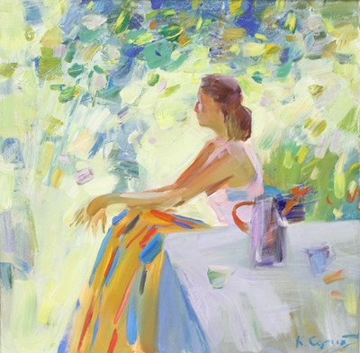 Lot 176 - Sergey Kovalenko (b.1980) - Seated Woman...