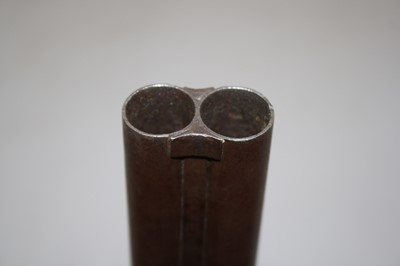 Lot 824 - A 19th century double barrel side by side...