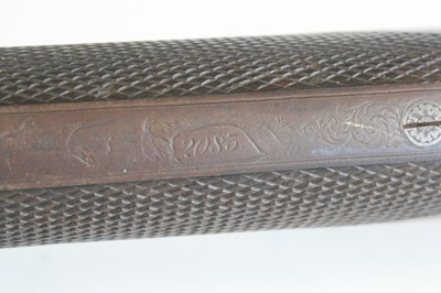 Lot 824 - A 19th century double barrel side by side...