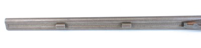Lot 824 - A 19th century double barrel side by side...