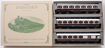 Lot 241 - A Darstaed train pack containing three various...