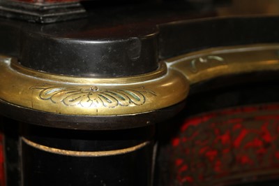 Lot 2423 - A pair of mid-Victorian ebonised and boulle...