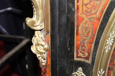 Lot 2423 - A pair of mid-Victorian ebonised and boulle...