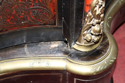 Lot 2423 - A pair of mid-Victorian ebonised and boulle...