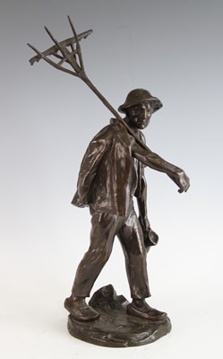 Lot 2248 - Hans Muller (Austrian 1837-1937) - Farmhand...