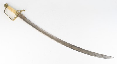 Lot 5 - A George III Officer's spadroon, having a 72cm...