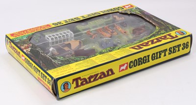Lot 1170 - Corgi Toys Gift Set 36 Tarzan, contains Jungle...