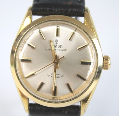 Lot 2309 - A steel and gold plated Tudor Oyster Prince...