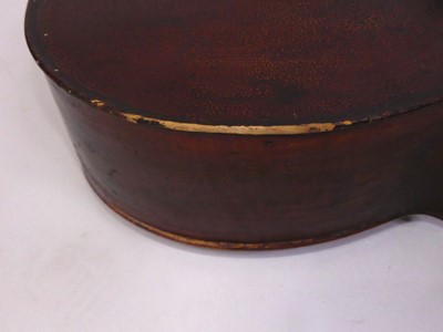 Lot 259 - A 19th century cello, having a two piece maple...