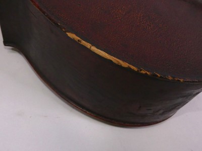 Lot 259 - A 19th century cello, having a two piece maple...