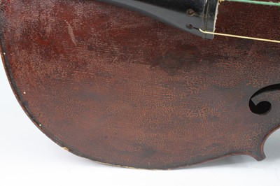 Lot 259 - A 19th century cello, having a two piece maple...