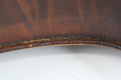 Lot 259 - A 19th century cello, having a two piece maple...